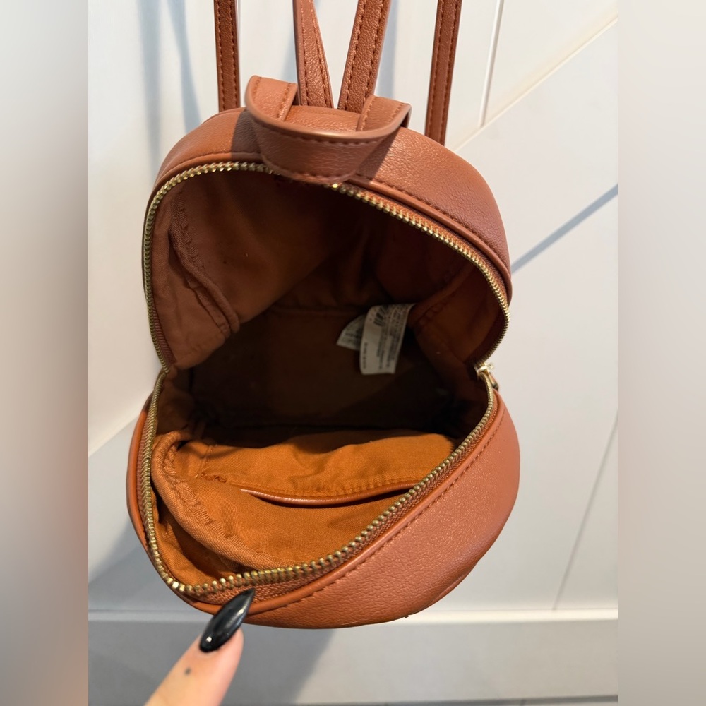 Brown Mini Backpack - image 5